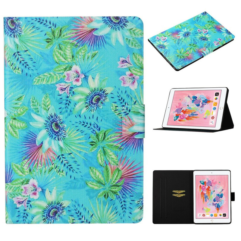 Housse iPad Air 10.5" (2019) Fleurs et Feuilles