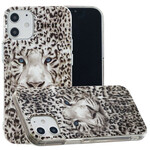 Coque iPhone 12 Max / 12 Pro Leopard Fluorescente