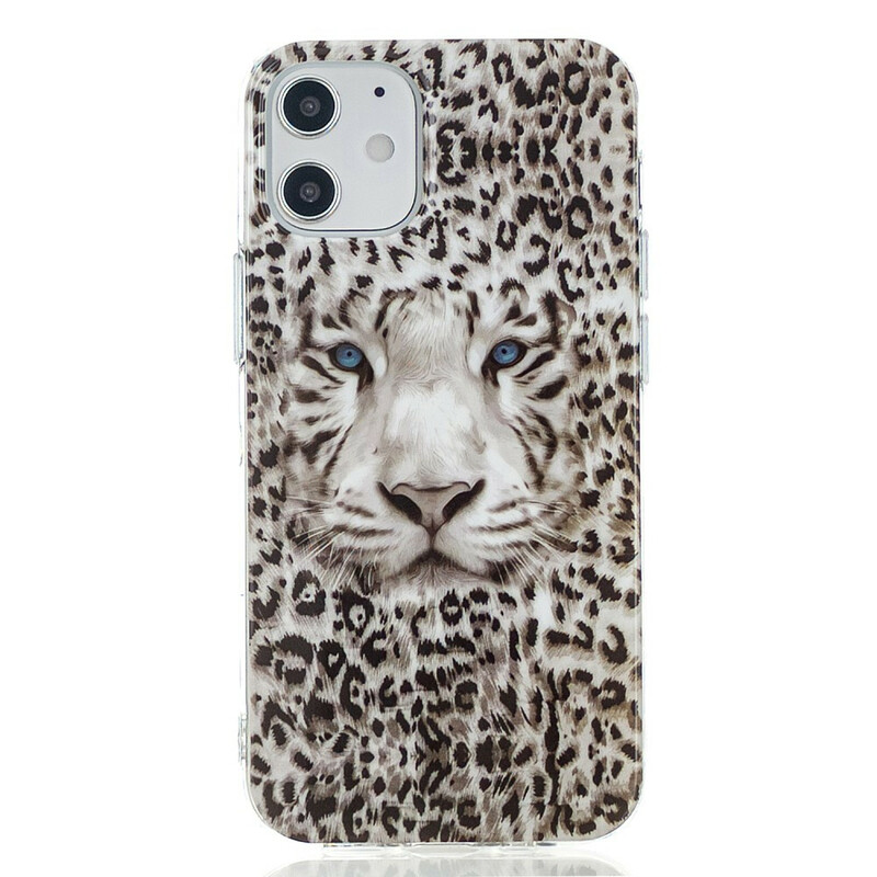 Coque iPhone 12 Max / 12 Pro Leopard Fluorescente