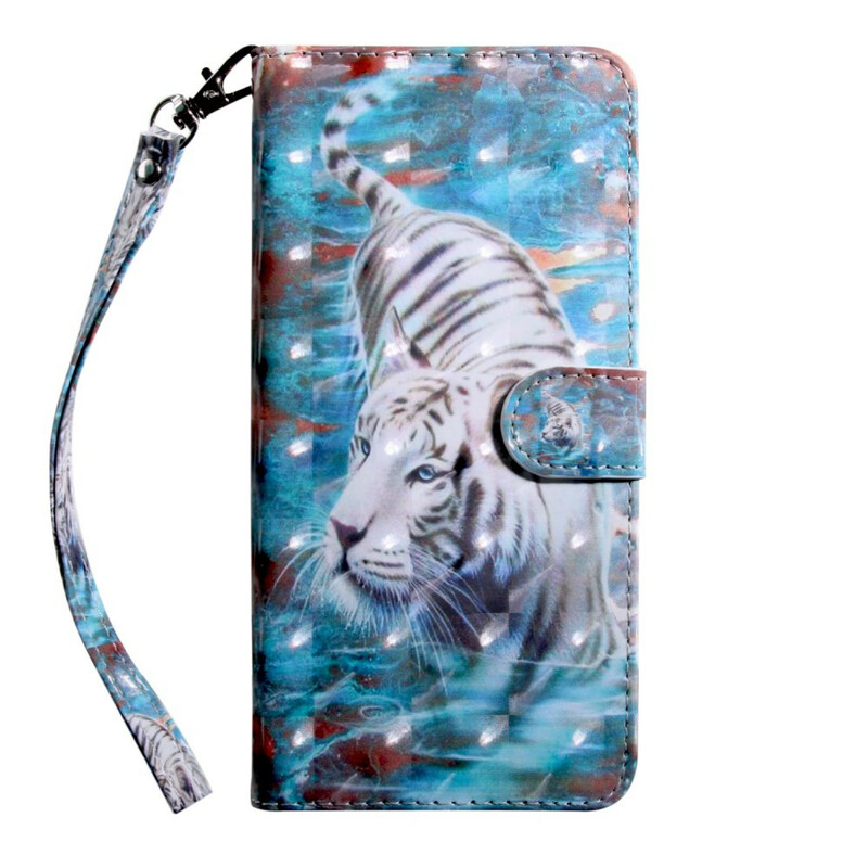 Housse iPhone 12 Max / 12 Pro Light Spot Lucien le Tigre