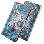 Housse iPhone 12 Max / 12 Pro Light Spot Lucien le Tigre