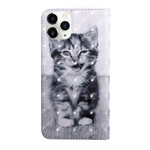 Housse iPhone 12 Max / 12 Pro Light Spot Ignace le Chaton