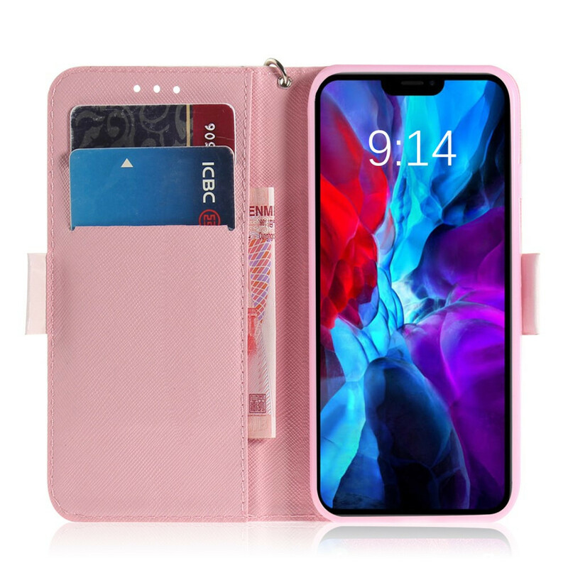 Housse iPhone 12 Max / 12 Pro Escarpin à Lanière