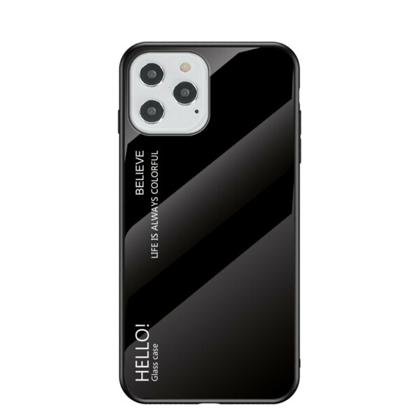 Coque iPhone 12 / 12 Pro Verre Trempé Hello