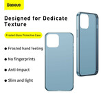 Coque iPhone 12 Verre Trempé et Silicone BASEUS