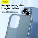 Coque iPhone 12 Verre Trempé et Silicone BASEUS