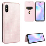 Flip Cover Xiaomi Redmi 9A Silicone Carbone Coloré