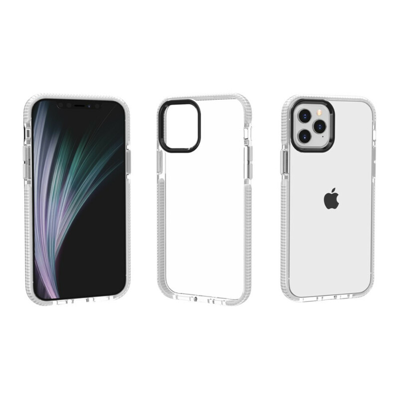 Coque iPhone 12 Transparente rebords Silicone