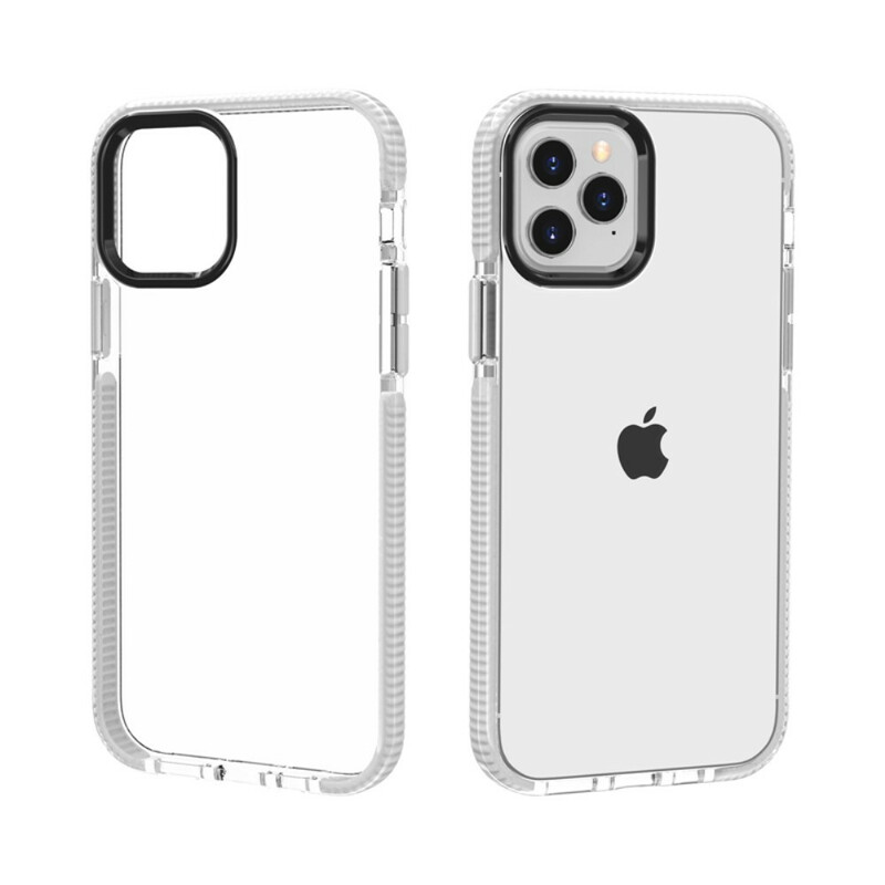 Coque iPhone 12 Transparente rebords Silicone