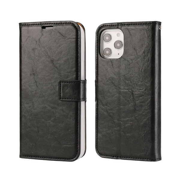 Housse iPhone 12 Pro Max Style Cuir Vielli Coque Détachable