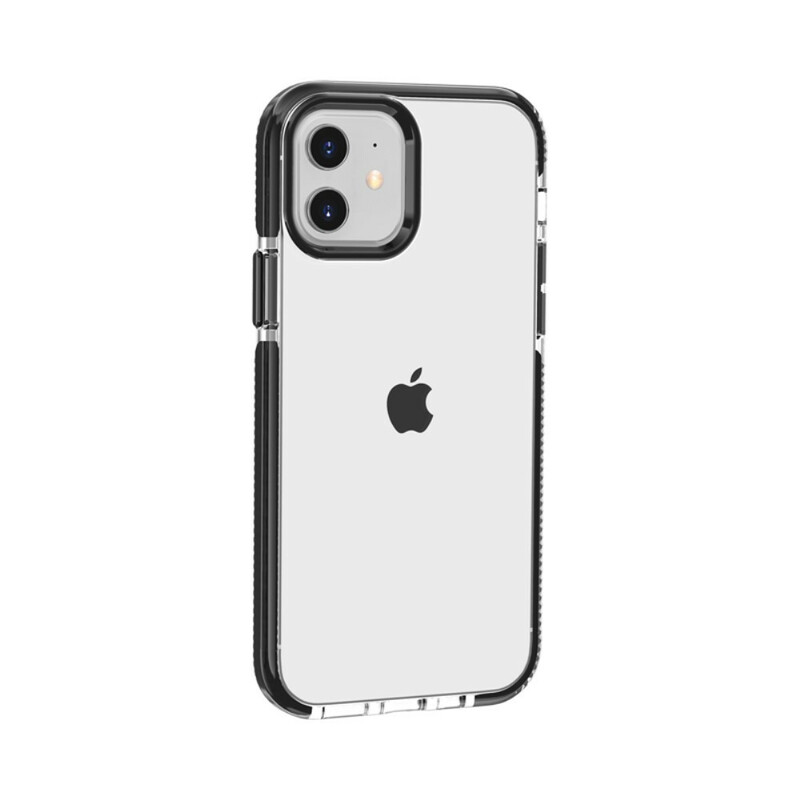 Coque iPhone 12 Max / 12 Pro Transparente rebords Silicone