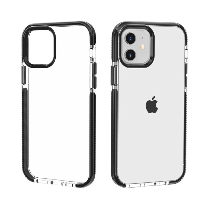 Coque iPhone 12 Max / 12 Pro Transparente rebords Silicone