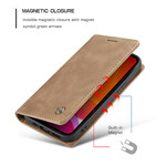 Flip Cover iPhone 12 Max / 12 Pro CASEME Simili Cuir