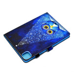 Housse iPad Air 10.9" (2020) Hibou Bleu