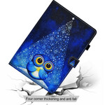 Housse iPad Air 10.9" (2020) Hibou Bleu