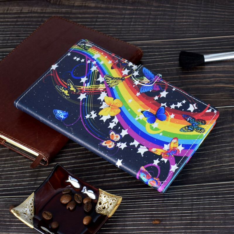 Housse iPad Air 10.9" (2020) Rainbow Butterflies