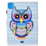 Housse iPad Air 10.9" (2020) Hibou Art