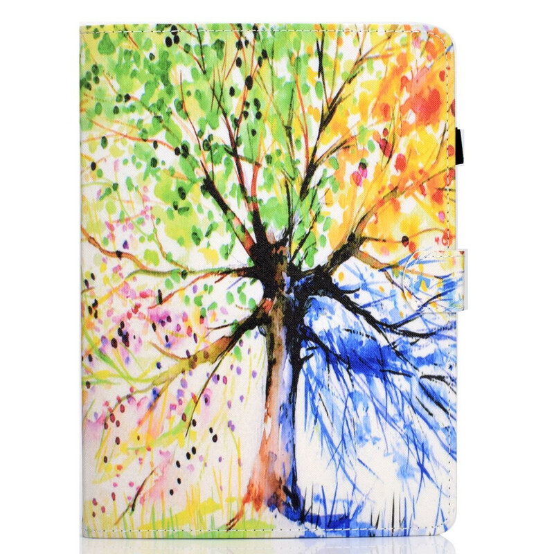 Housse iPad Air 10.9" (2020) Arbre Aquarelle