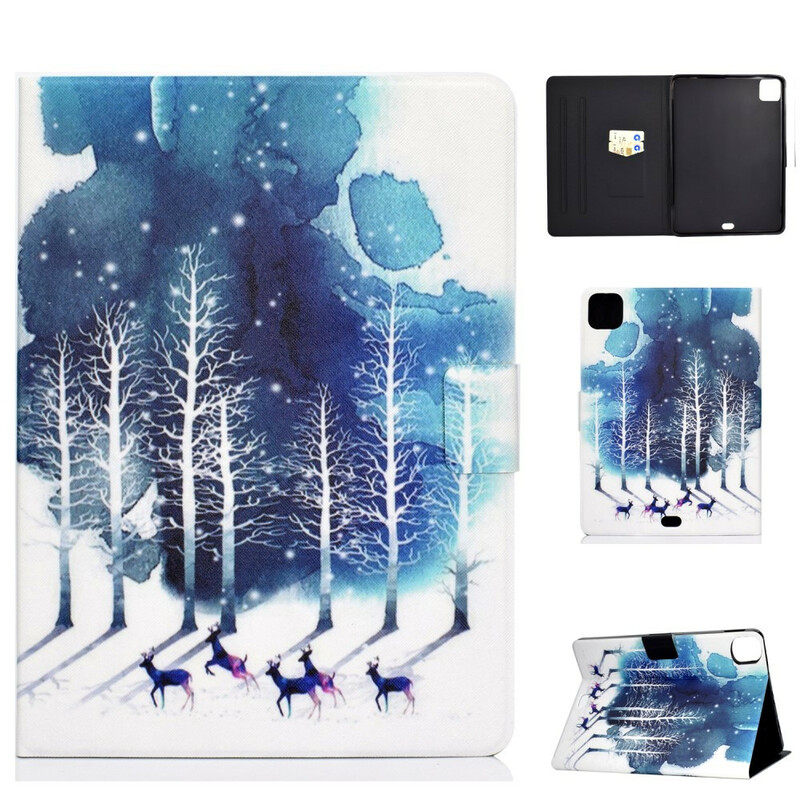 Housse iPad Air 10.9" (2020) Cerfs des Neiges