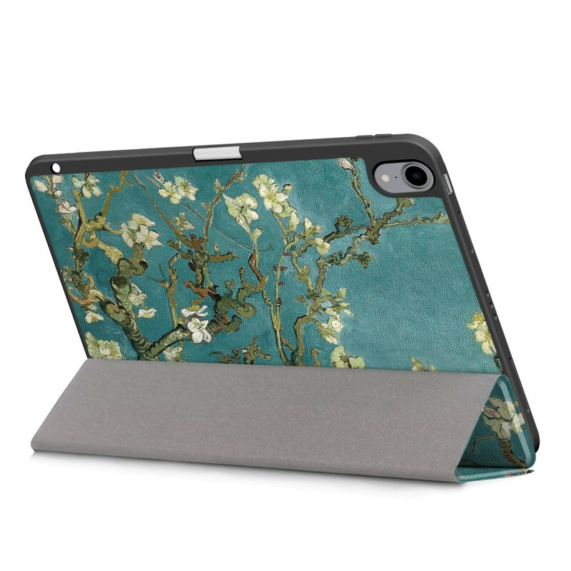 Smart Case iPad Air 10.9" (2020) Branches Fleuries avec Porte-Stylet