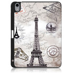 Smart Case iPad Air 10.9" (2020) Tour Eiffel Rétro avec Porte-Stylet