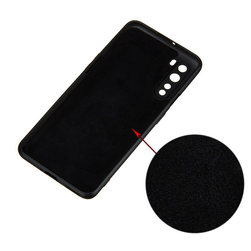 Coque OnePlus Nord Silicone Liquide Avec Lanière