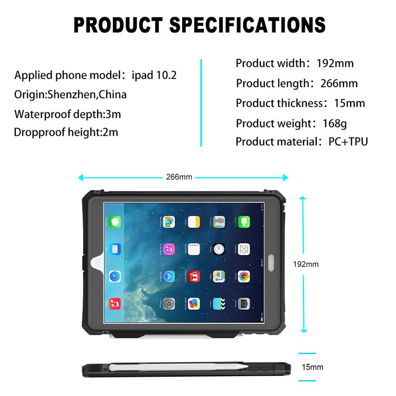 Coque iPad 10.2" (2020) (2019) Waterproof