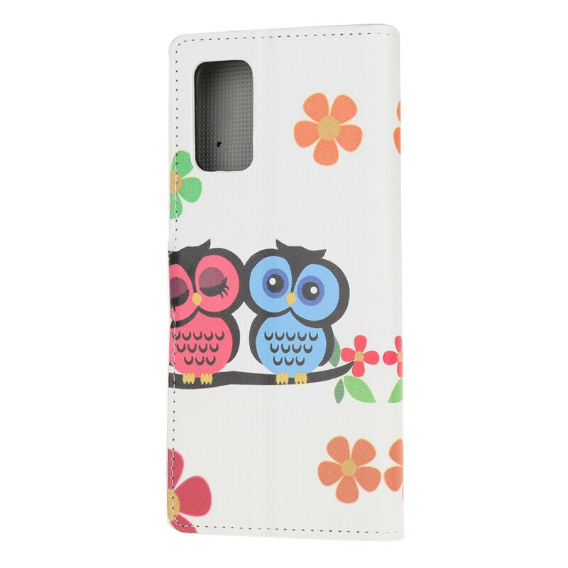 Housse Samsung Galaxy S20 FE Couple de Hiboux