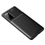 Coque Samsung Galaxy S20 FE Flexible Texture Fibre Carbone