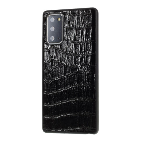 Coque Samsung Galaxy Note 20 Véritable Cuir Texture Crocodile