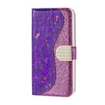 Housse Samsung Galaxy Note 20 Croco Diamants