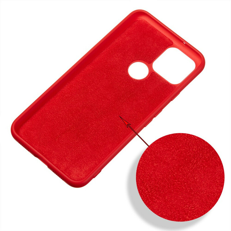 Coque Google Pixel 4A 5G Conception Silicone Liquide avec Lanière