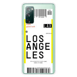 Coque Samsung Galaxy S20 FE Boarding Pass to Los Angeles