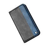 Flip Cover Samsung Galaxy S20 Ultra Bicolore Effet Cuir