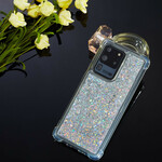 Coque Samsung Galaxy S20 Plus Paillettes Coins Renforcés