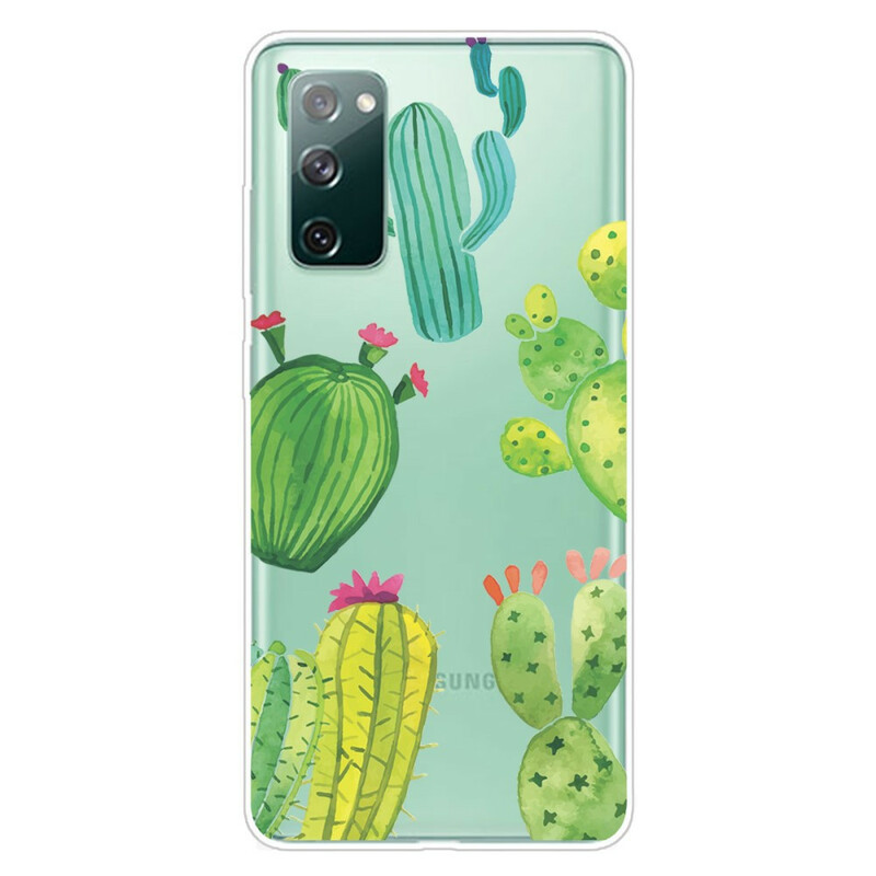 Coque Samsung Galaxy S20 FE Cactus Aquarelle