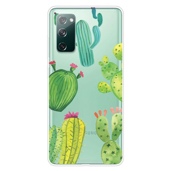 Coque Samsung Galaxy S20 FE Cactus Aquarelle