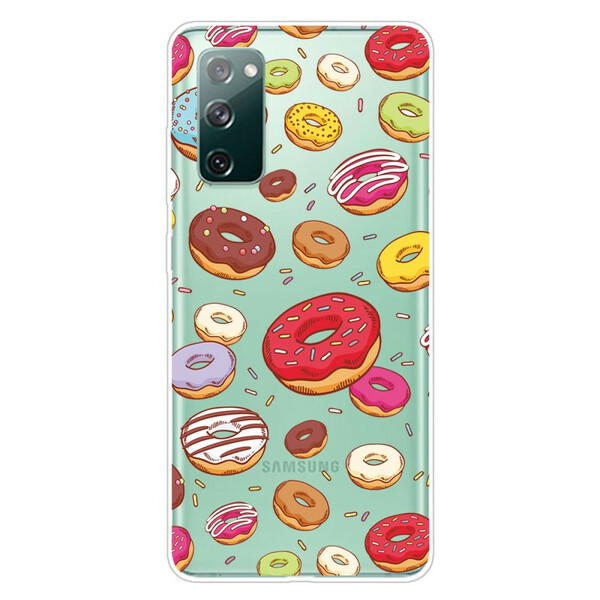 Coque Samsung Galaxy S20 FE love Donuts