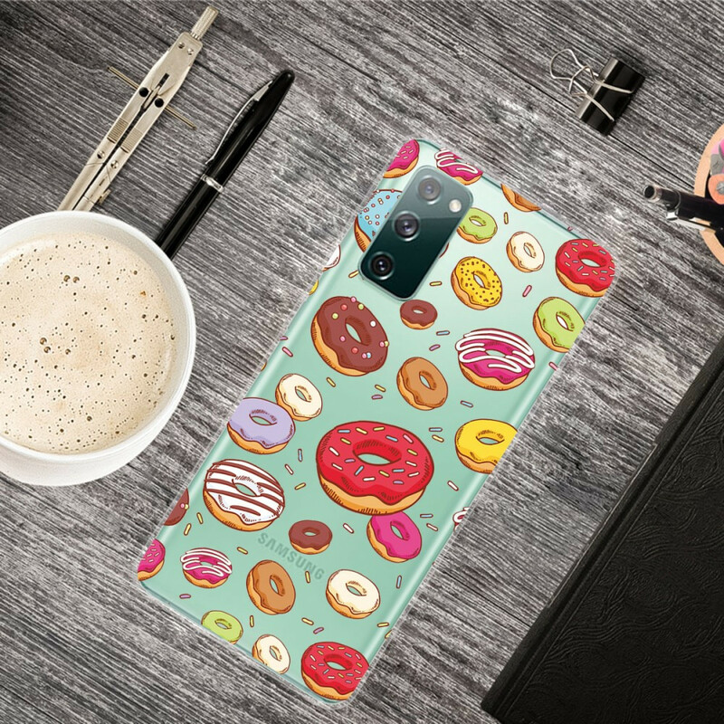 Coque Samsung Galaxy S20 FE love Donuts