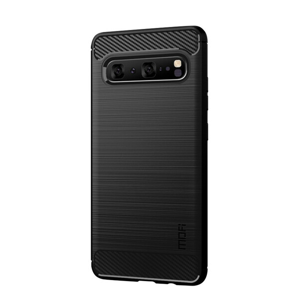 Coque Samsung Galaxy S10 5G Fibre Carbone Brossée MOFI