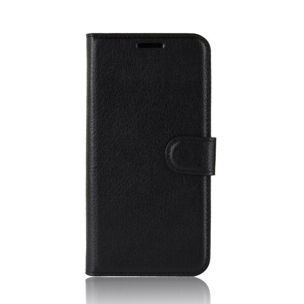 Housse Samsung Galaxy S10 5G Simili Cuir Litchi Classique