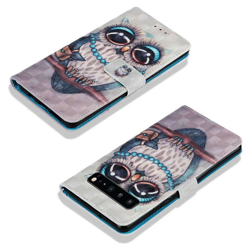 Housse Samsung Galaxy S10 5G Miss Hibou