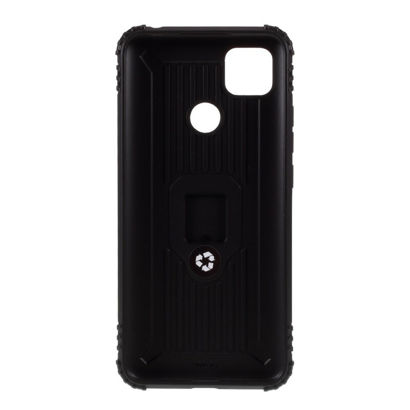 Coque Xiaomi Redmi 9C Ring Style Fibre Carbone