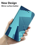 Housse Xiaomi Redmi 9A Simili Cuir Couverture MIroir