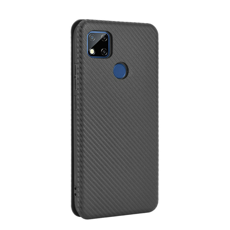 Flip Cover Xiaomi Redmi 9C Silicone Carbone Coloré