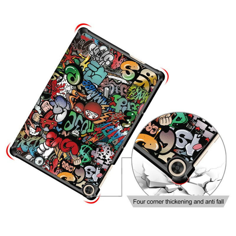 Smart Case Huawei MatePad T 10s Renforcée Graffitis