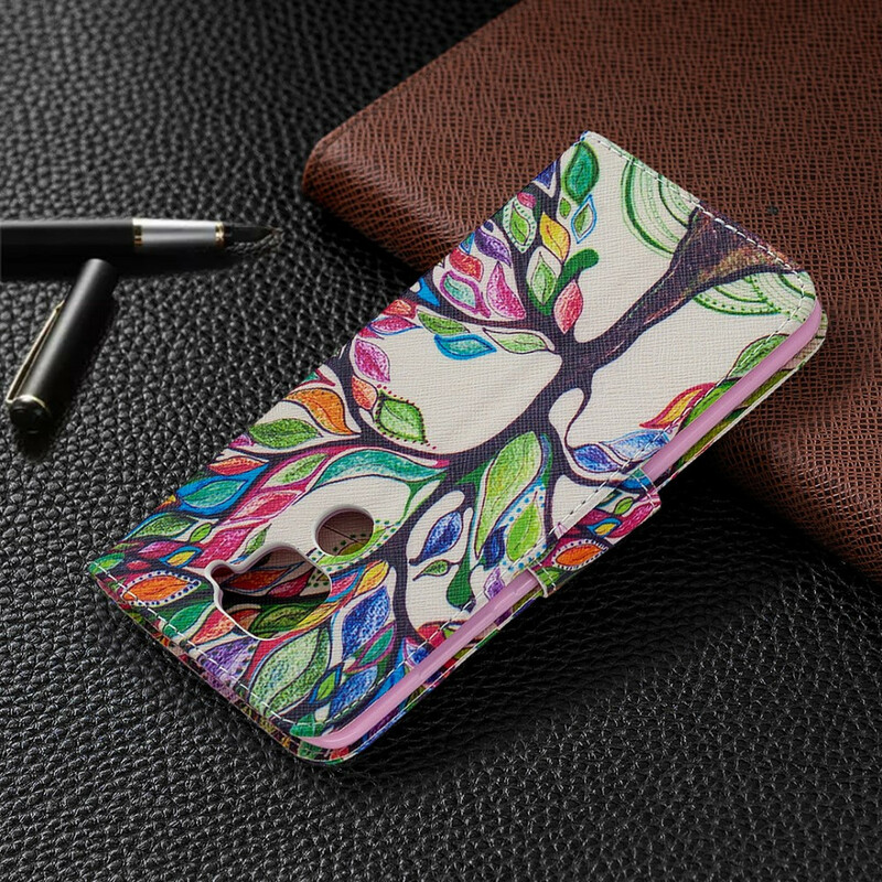 Housse Xiaomi Redmi Note 9 Arbre Coloré