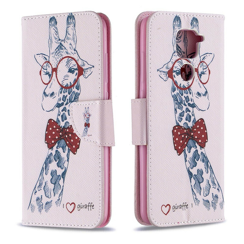 Housse Xiaomi Redmi Note 9 Girafe Intello