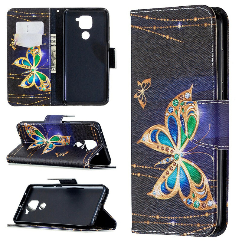 Housse Xiaomi Redmi Note 9 Papillon Magique