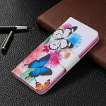 Housse Samsung Galaxy S20 FE Papillons et Fleurs Peints